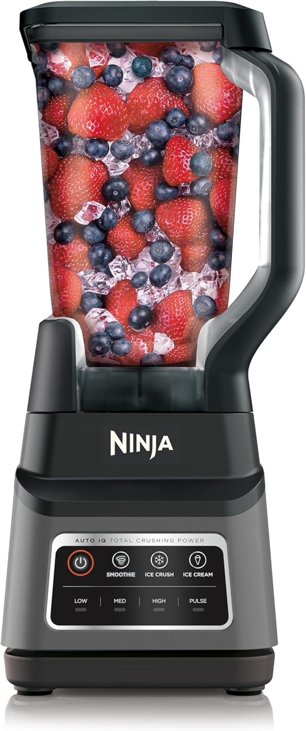Ninja Professional Plus BN701 blender with dark grey base and 72-ounce Total Crushing pitcher