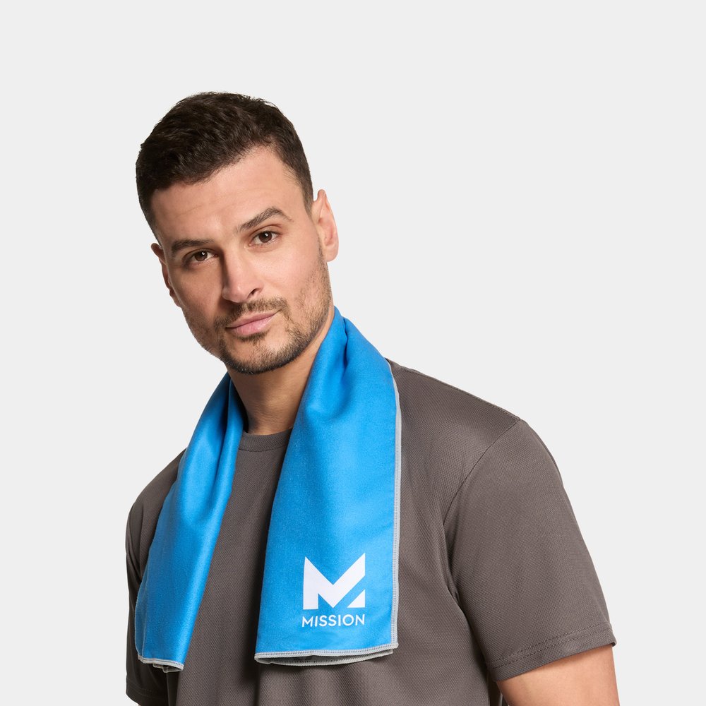 MISSION Original Cooling Towel 10x33 brushed microfiber for hot days