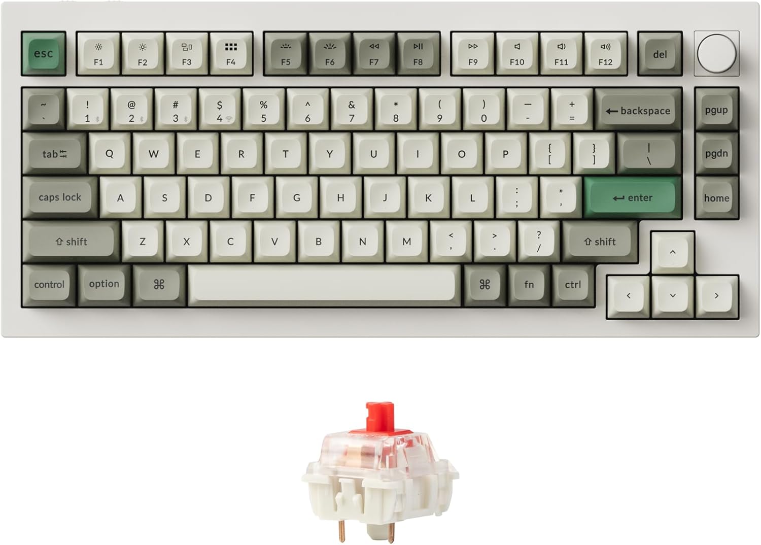Keychron Q1 Max 75 percent gasket-mounted wireless mechanical keyboard, our best overall pick for programmers