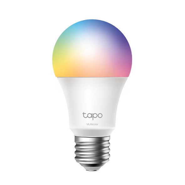 TP-Link Tapo L530E multicolor smart bulb, A19 form factor with frosted dome and E26 base