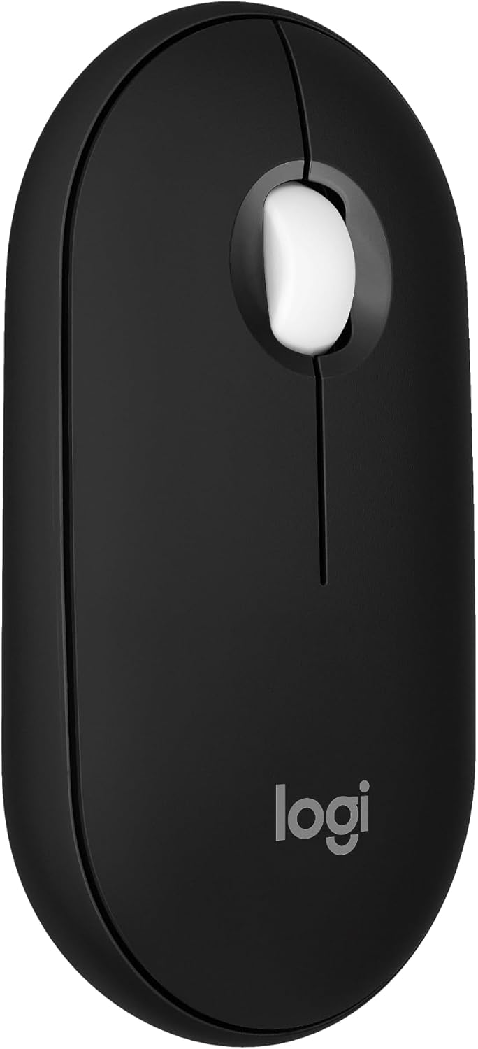 Logitech Pebble Mouse 2 M350s slim ambidextrous wireless mouse with low profile design