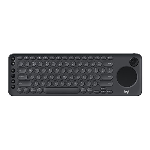Logitech K600 TV keyboard with integrated touchpad, D-pad and media keys