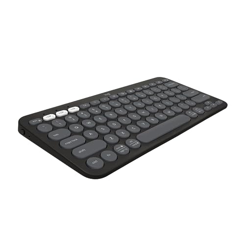 Logitech Pebble Keys 2 K380s slim quiet multi-device Bluetooth keyboard