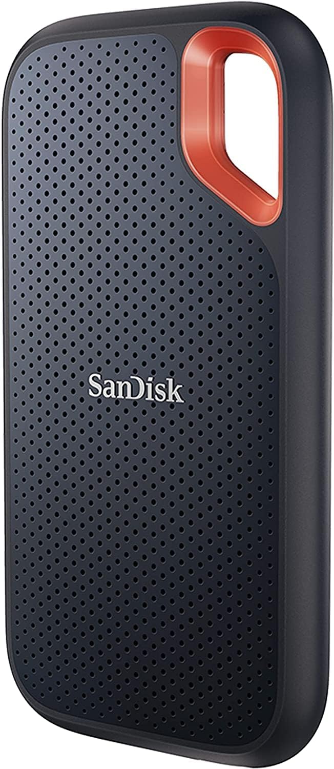 SanDisk Extreme portable SSD with carabiner loop, rugged external drive for the Steam Machine and travel