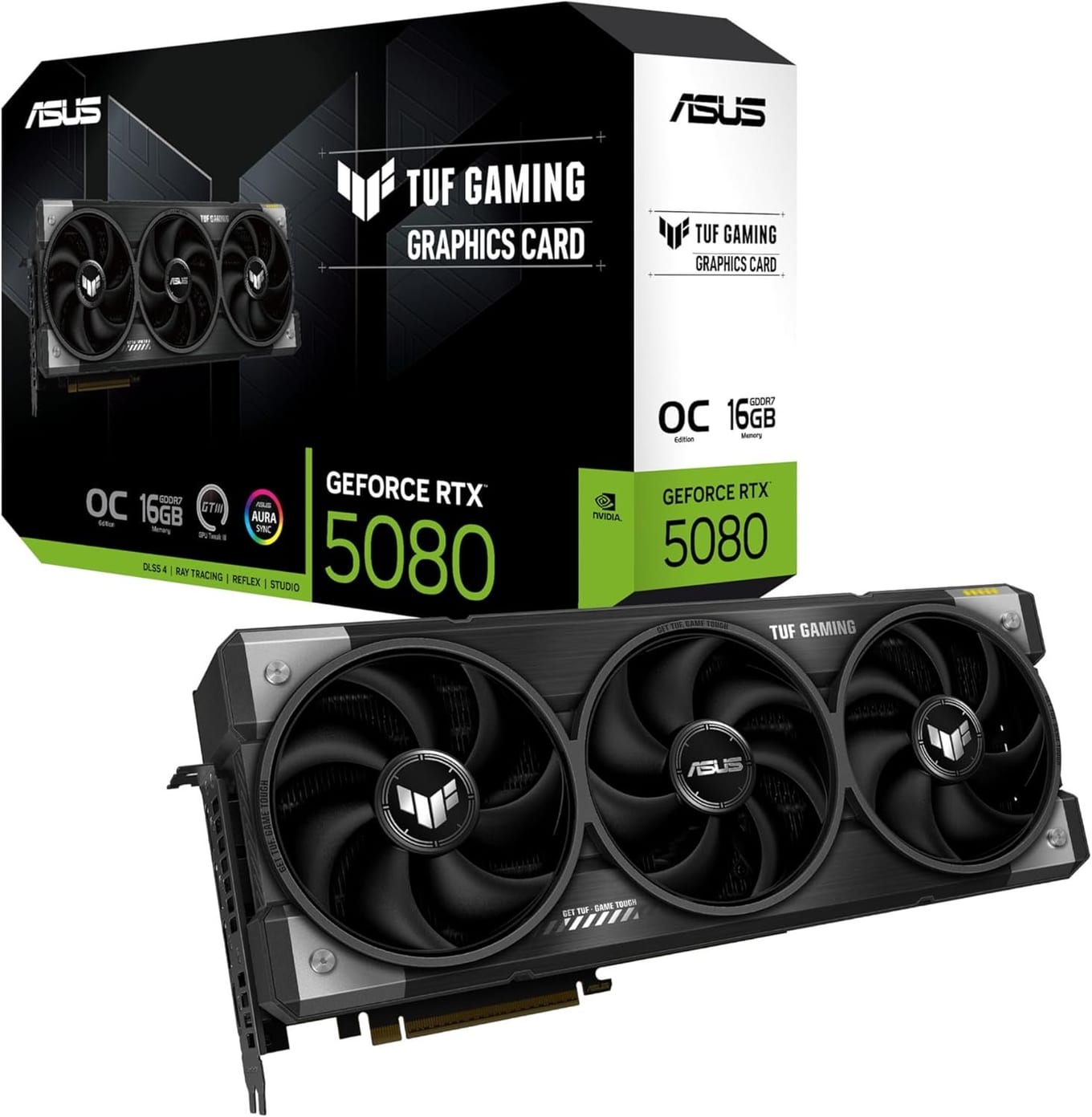ASUS TUF Gaming GeForce RTX 5080 OC graphics card