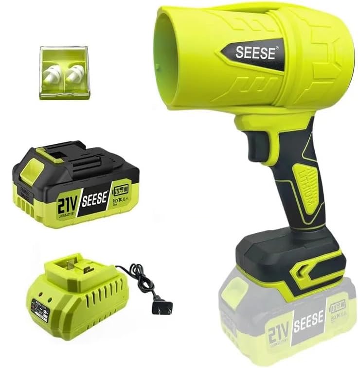 SEESE Turbo Jet Blower MT5S2P cordless handheld blower in green