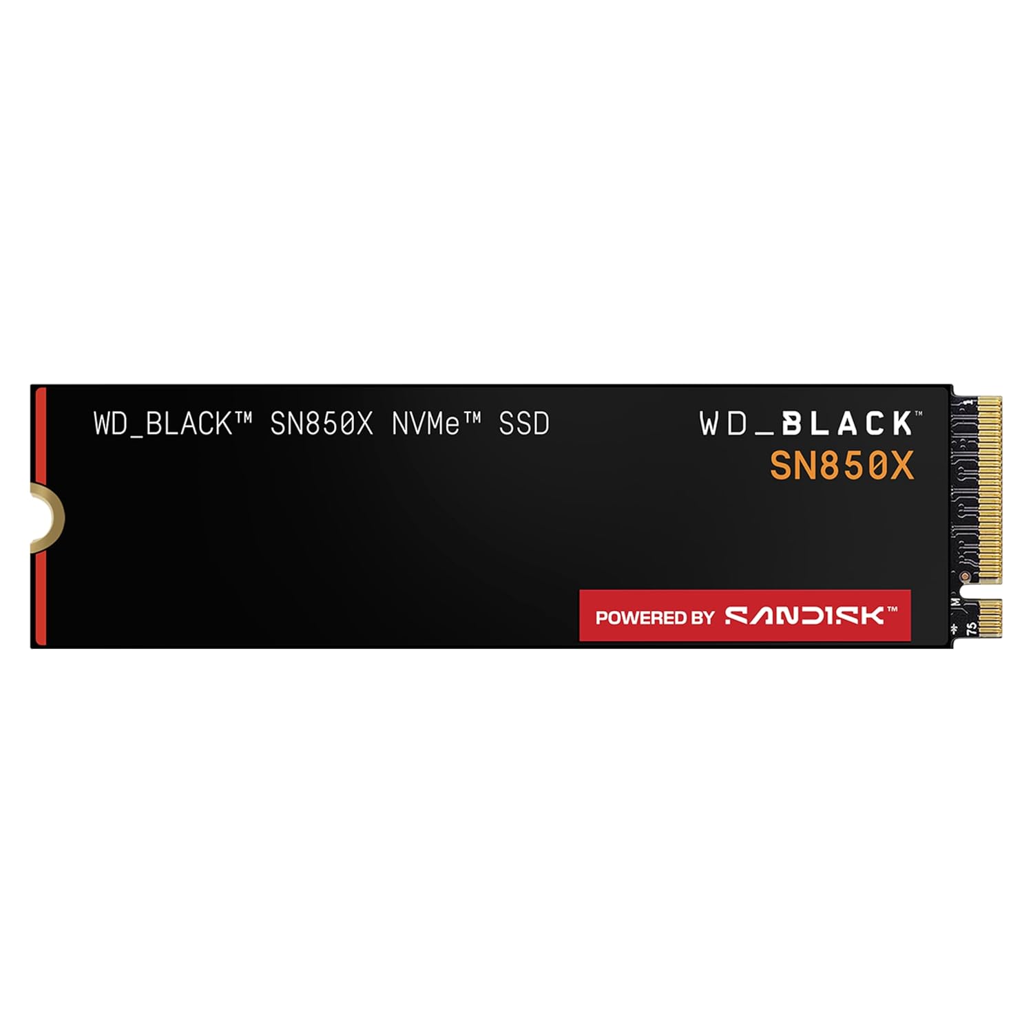 WD_BLACK SN850X NVMe SSD without heatsink for a gaming PC build